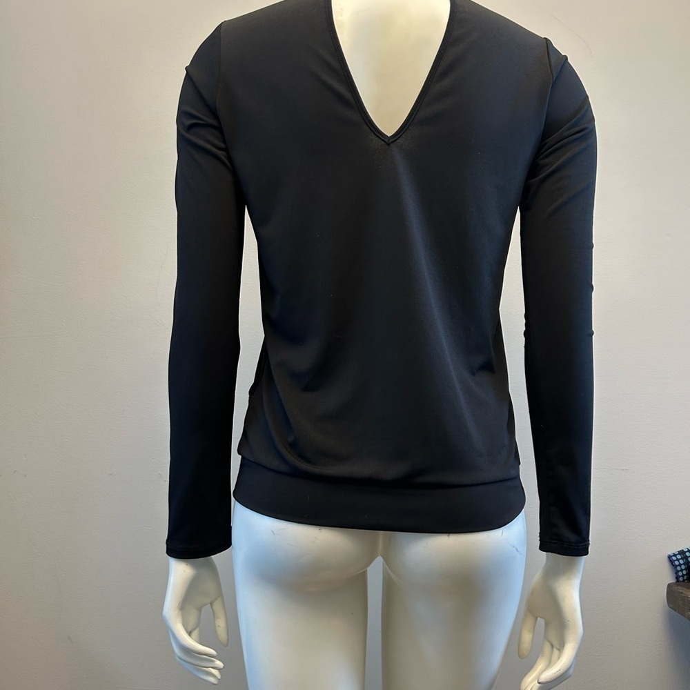 Kismet Black Long Sleeve Wrap Top - Picture 9 of 9